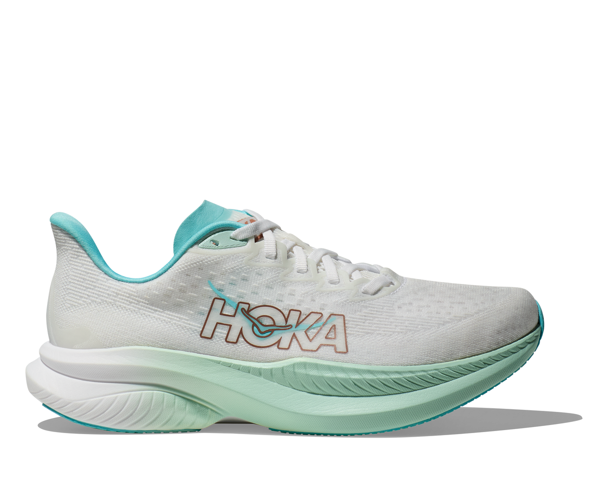 HOKA Women's Mach 6 - FROST / ROSE GOLD