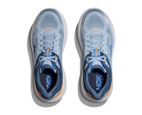HOKA Men's Bondi 9 - DRIZZLE / DOWNPOUR (Wide)
