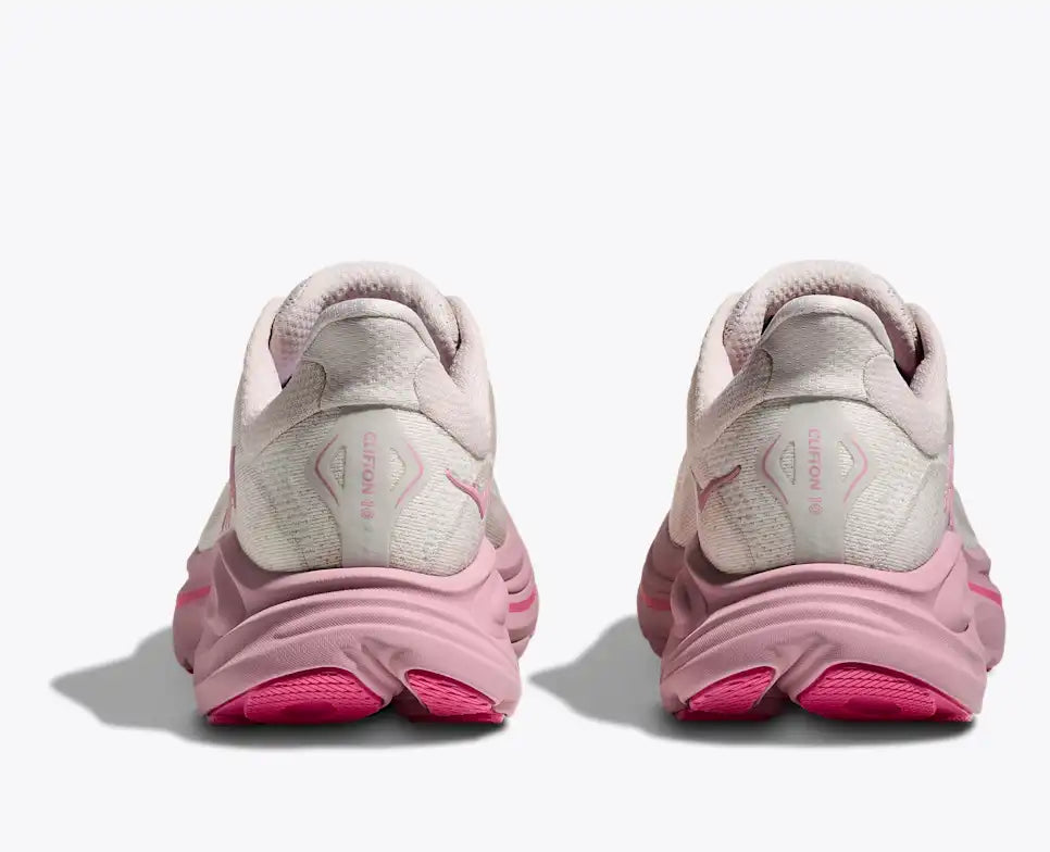 HOKA Women's Clifton 10 - ROSE CREAM / DRIED ROSE (Wide)
