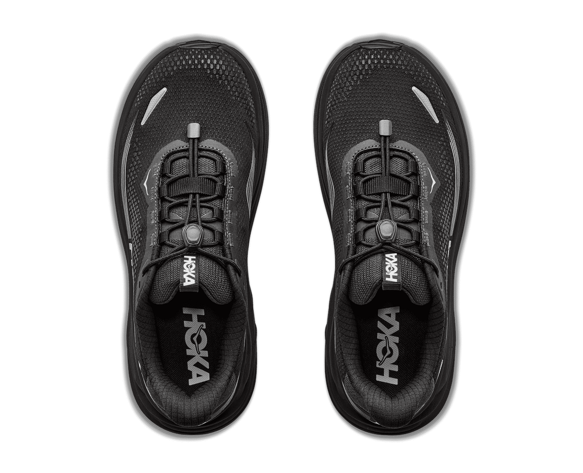 HOKA Men's Clifton 11 GTX - BLACK / BLACK (Wide)