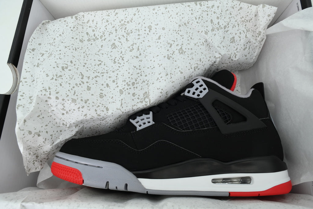 Air Jordan 4 Retro OG 'Bred' – Black/Red – OV Version