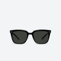 Black Retro Square Cat-Eye Sunglasses