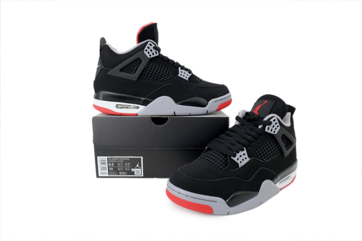Air Jordan 4 Retro OG 'Bred' – Black/Red – OV Version