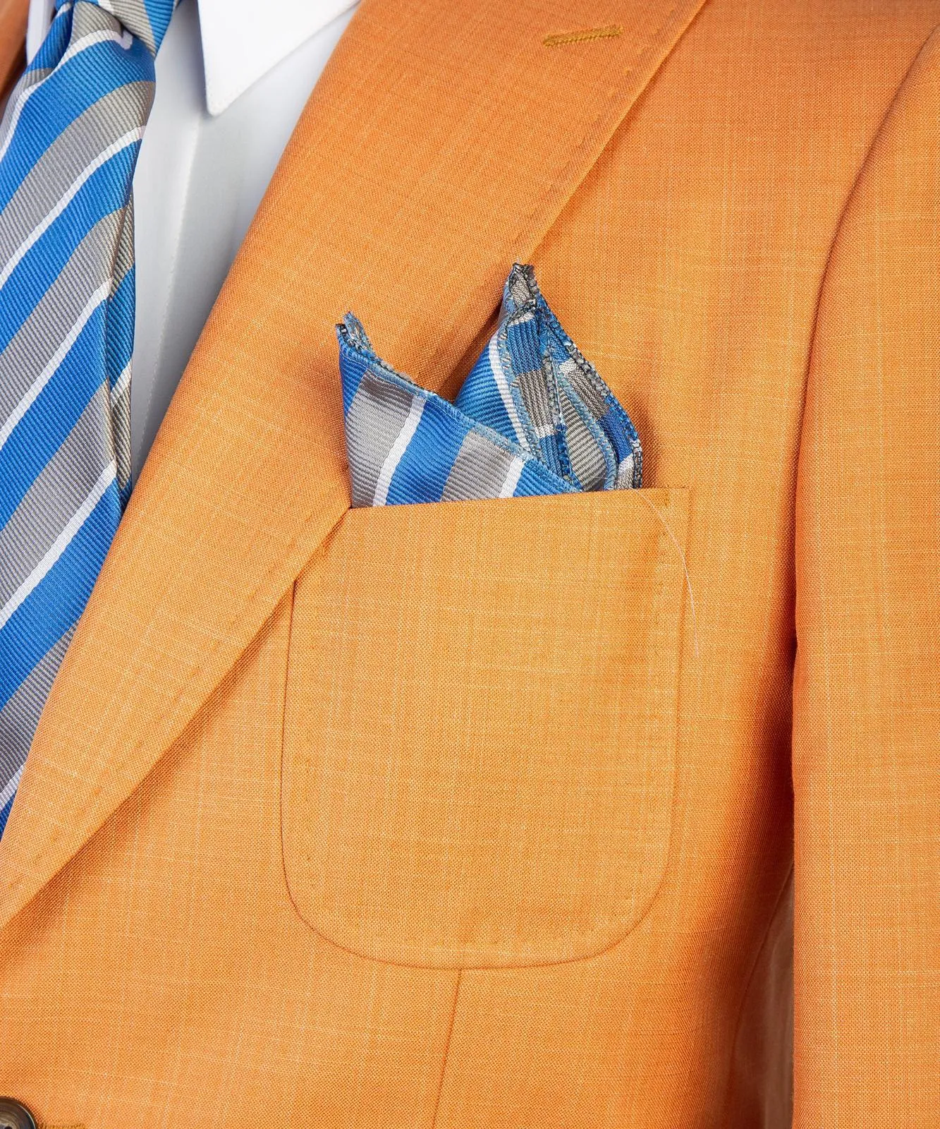 3 pieces Orange Luxury Suit