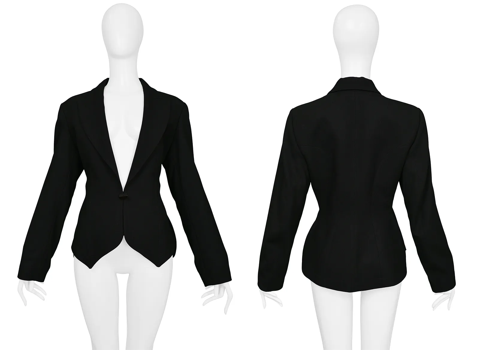 ALAIA BLACK WOOL BLAZER 1991