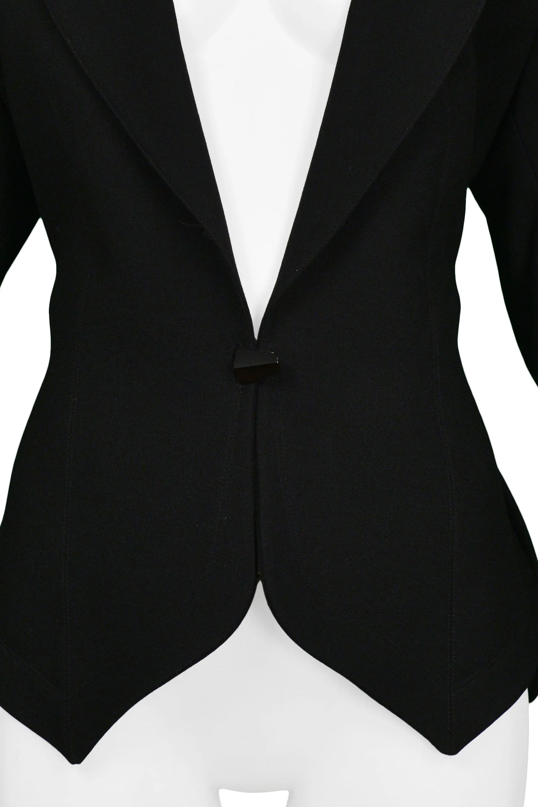 ALAIA BLACK WOOL BLAZER 1991