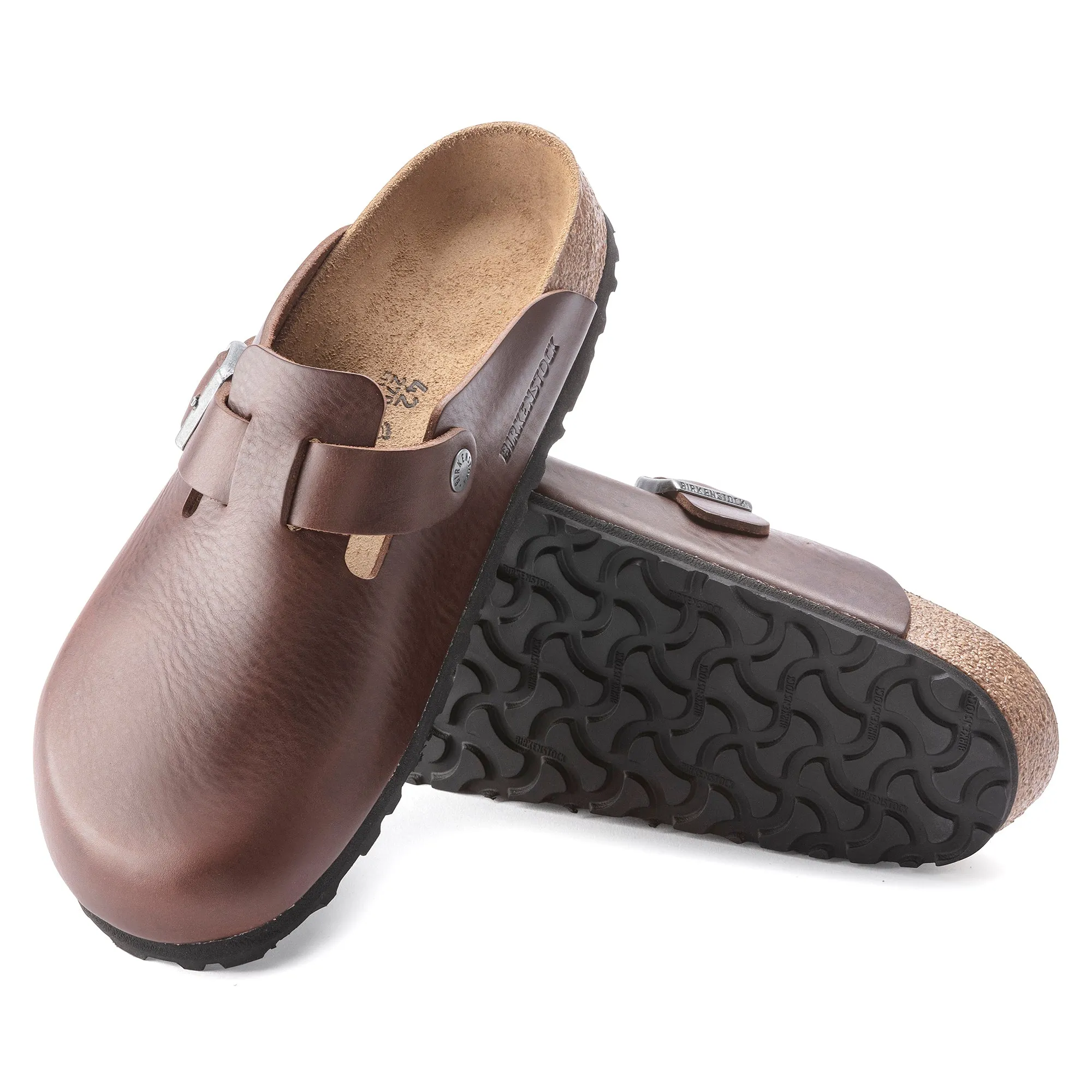 Birkenstock Men's Boston Grip Natural Leather