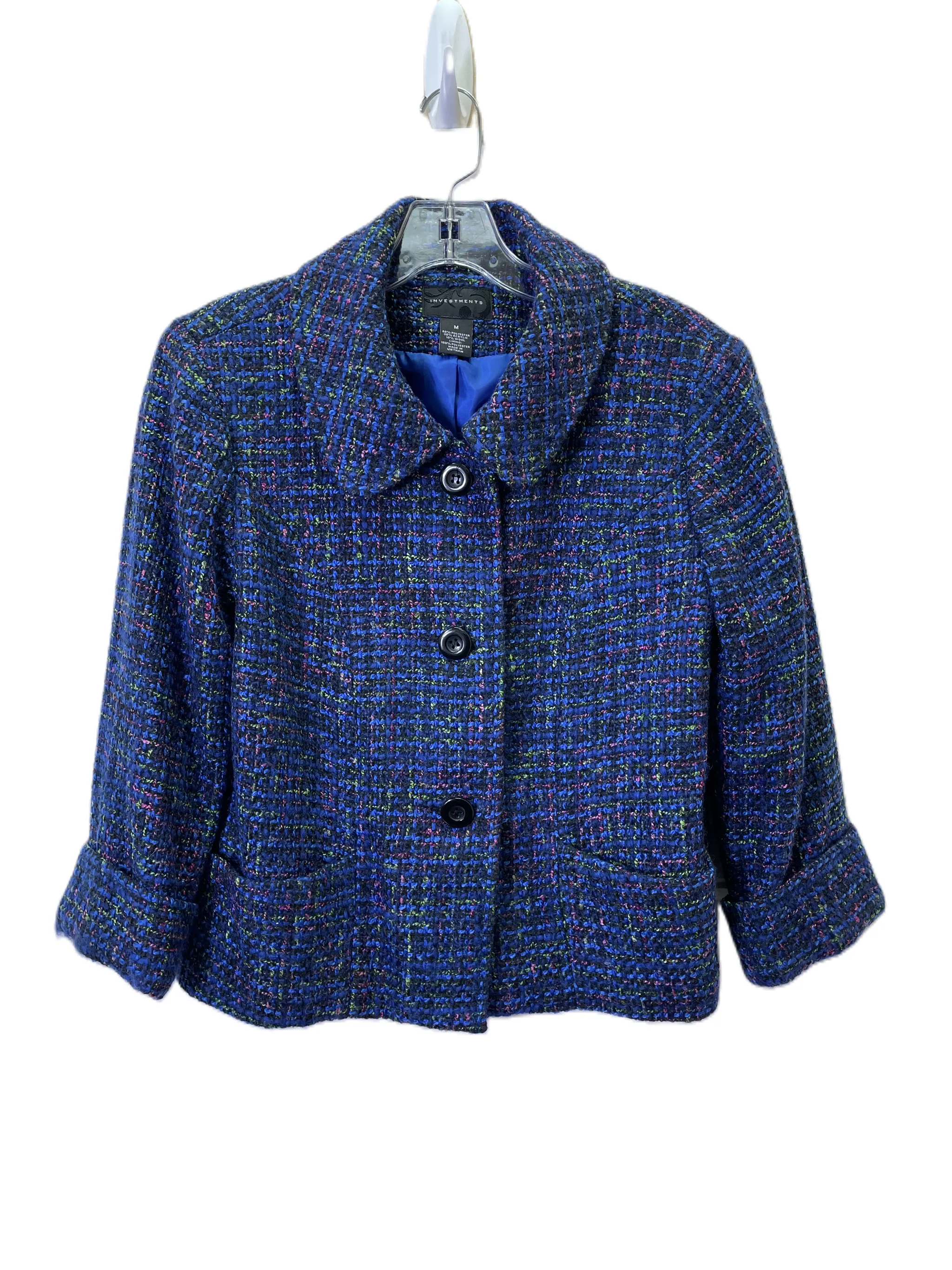 Blazer By Investments In Blue, Size: M