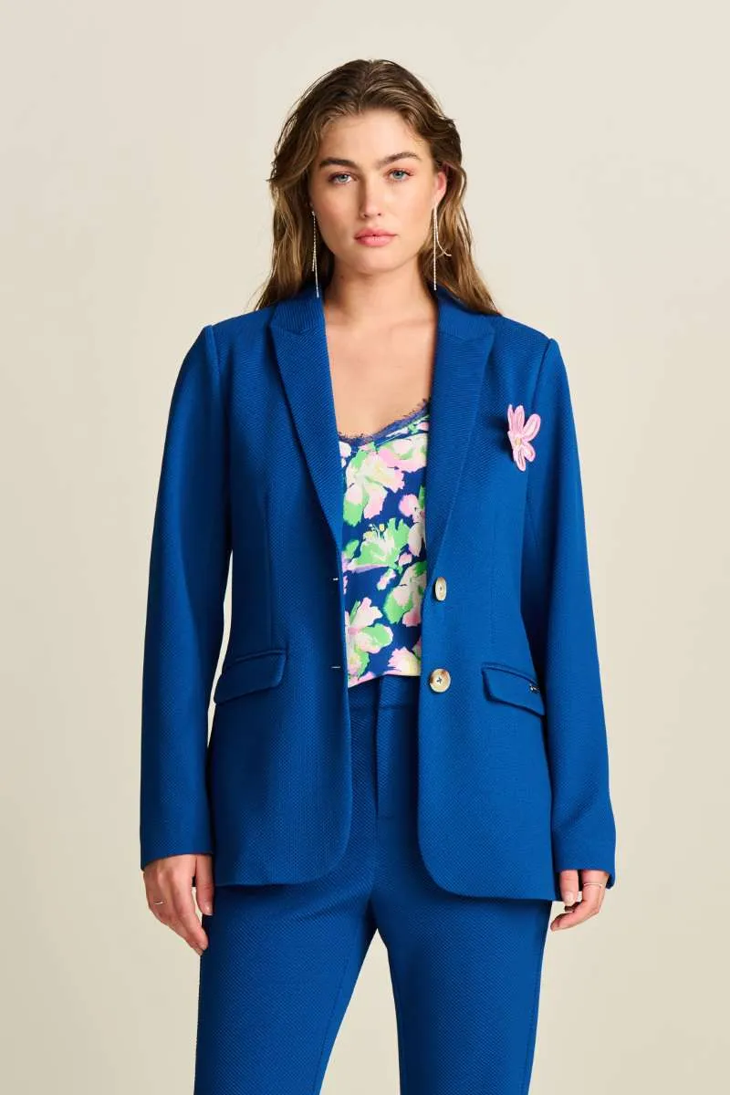 Blazer SP7783 in Pique Ink Blue by POM Amsterdam