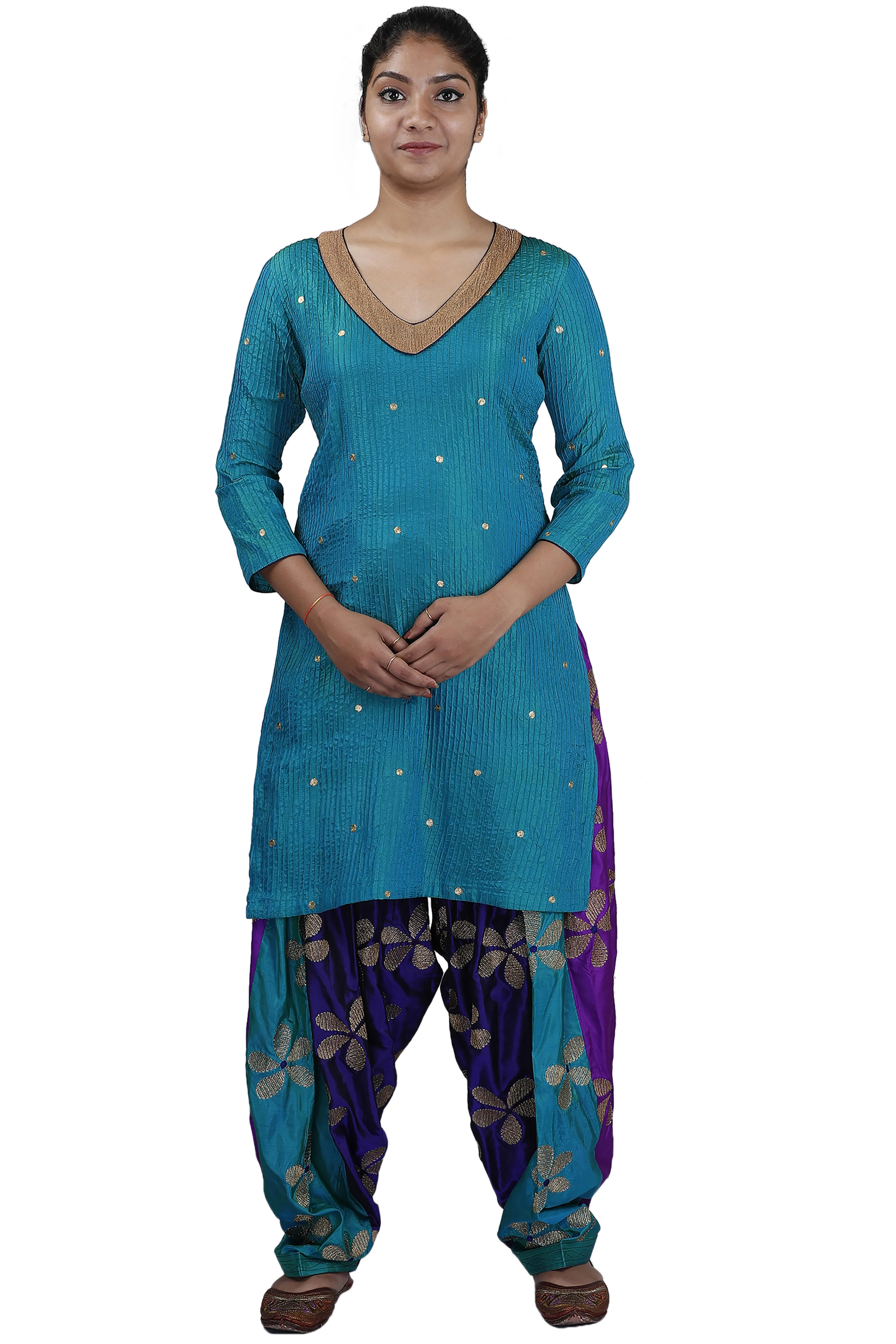 Blue Patiala Suit