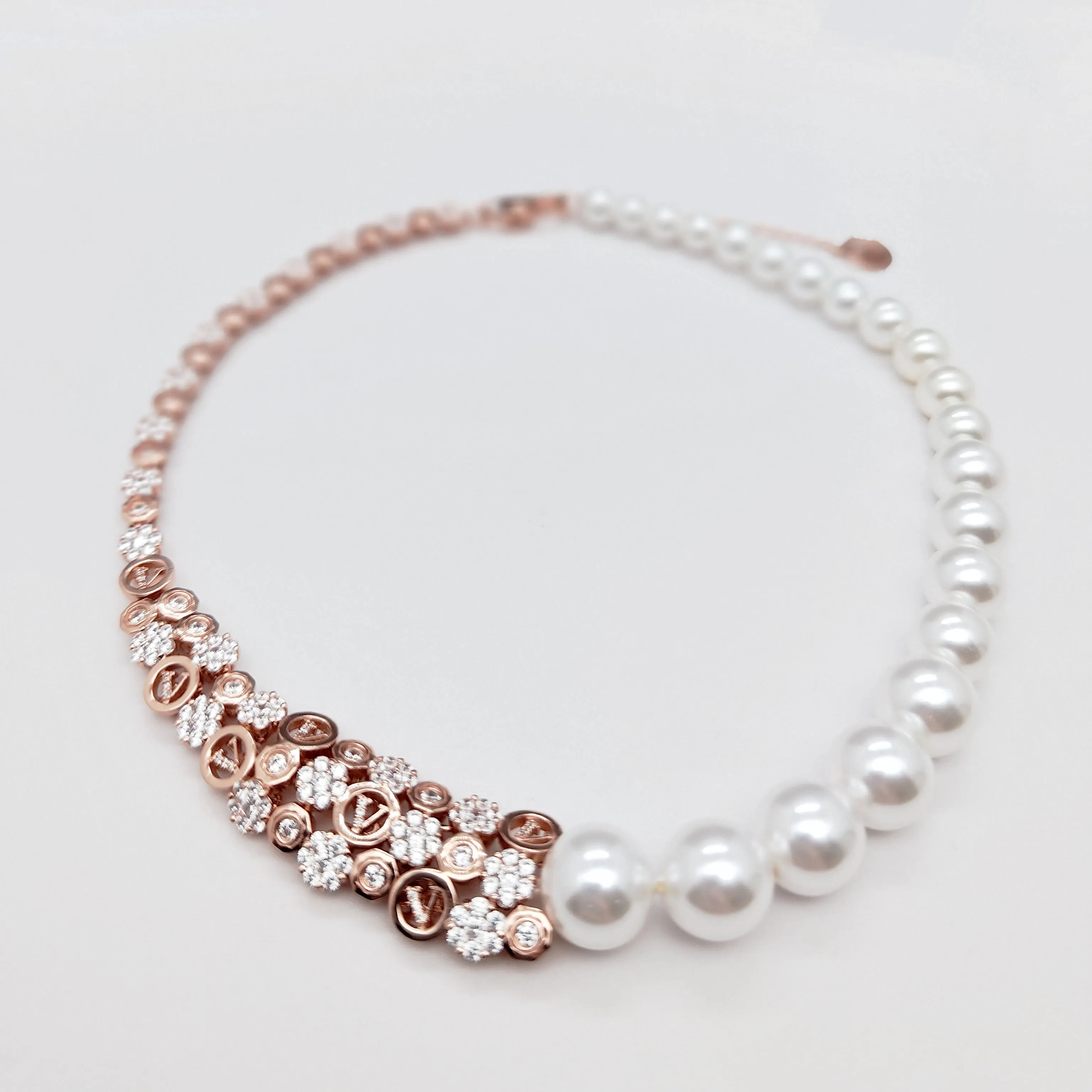 Cherry Blossom Sweet 18K Pearl Necklace