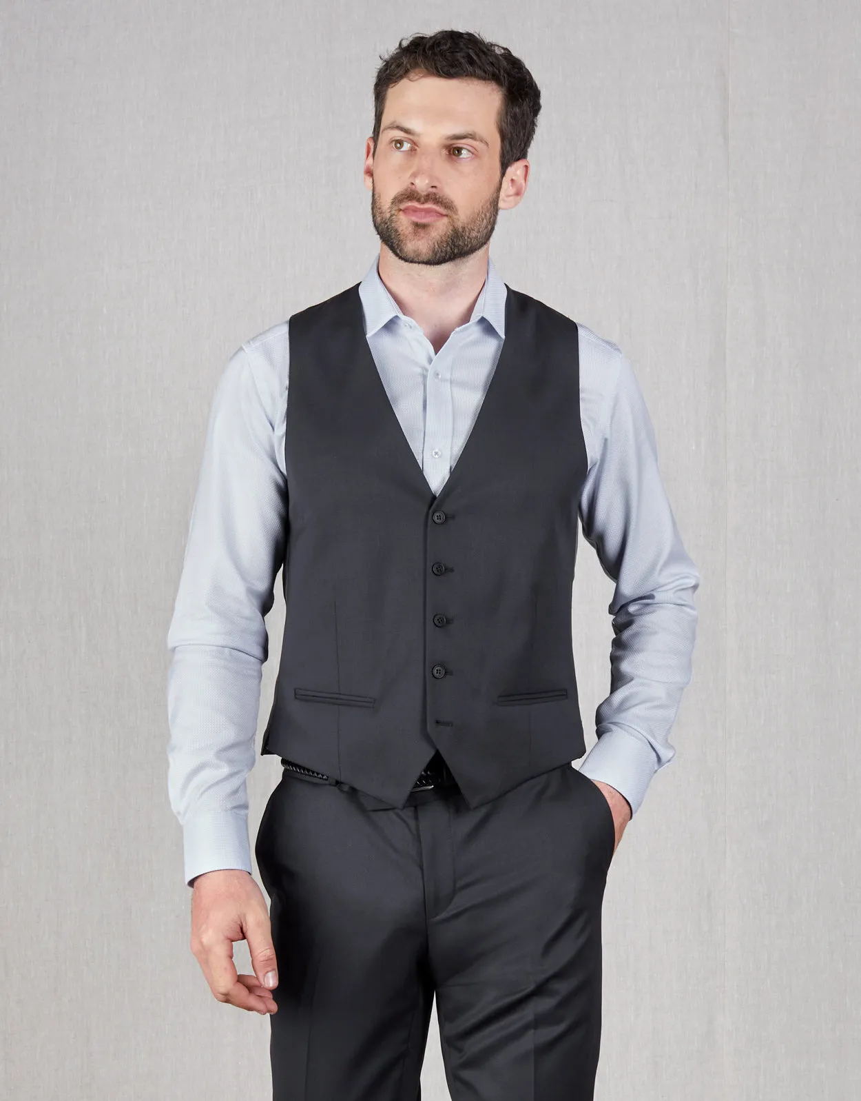 Churchill Black Waistcoat