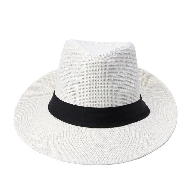 Classy Men Toffee Straw Panama Hat