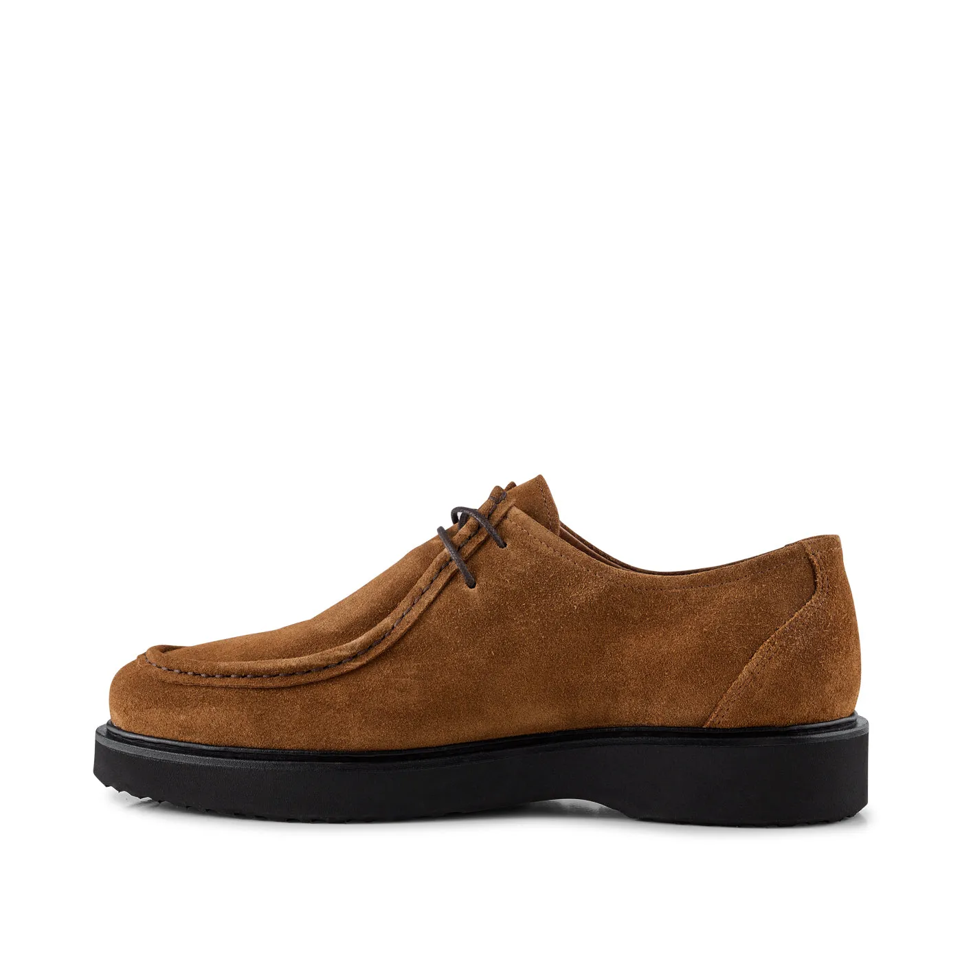 Cosmos apron shoe suede - TAN