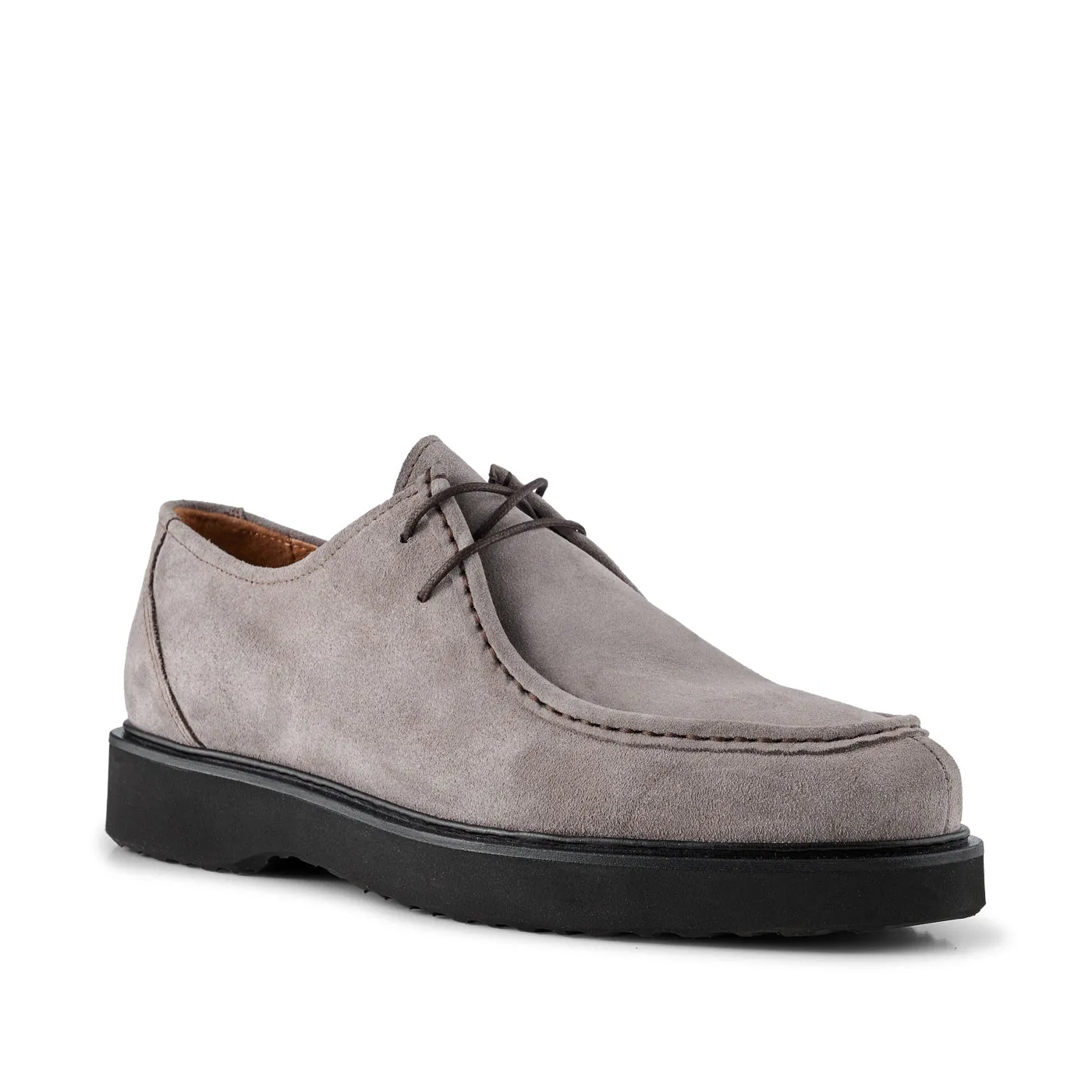 Cosmos apron shoe suede - TAUPE