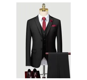 Customized Slim Fit Business Men's Wedding Groom Wedding Set