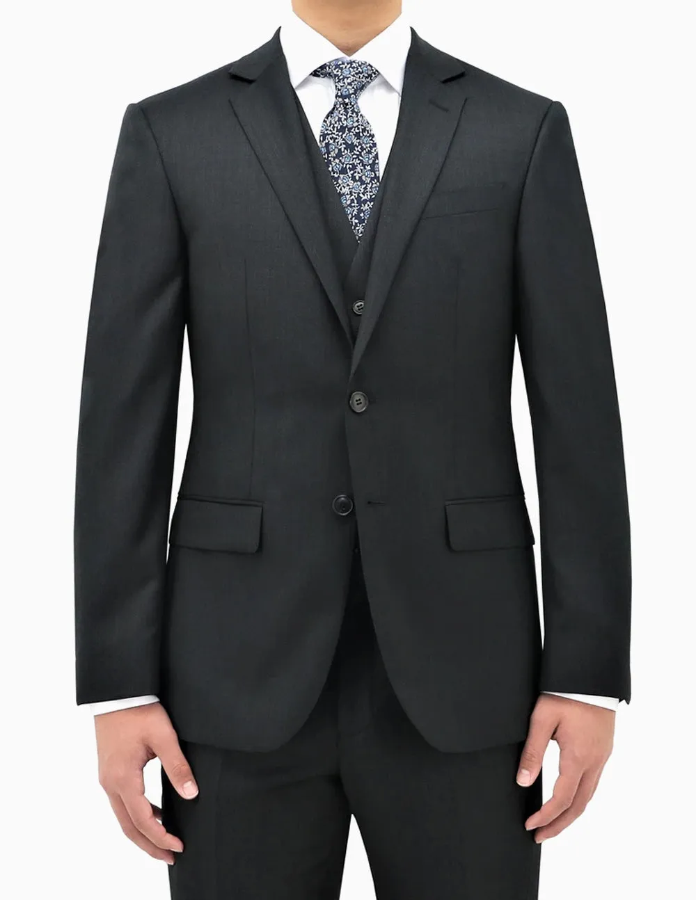 Daniel Hechter Michel Black Wool Suit