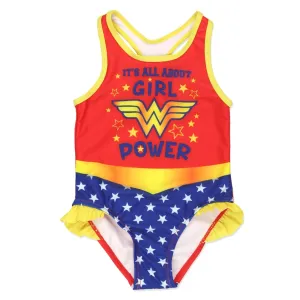 DC Comics Justice League Wonder Woman UPF 50  One Piece Bathing Suit