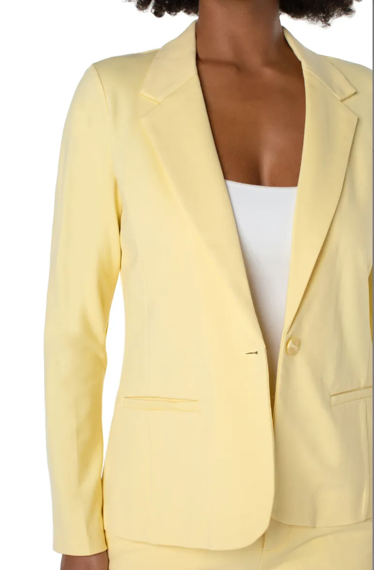 Fitted Blazer - Banana