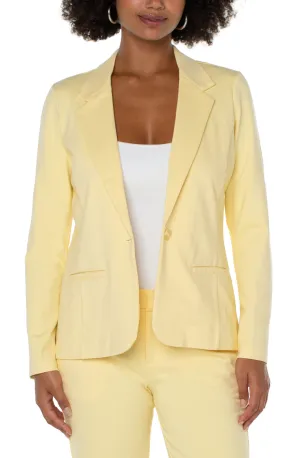 Fitted Blazer - Banana