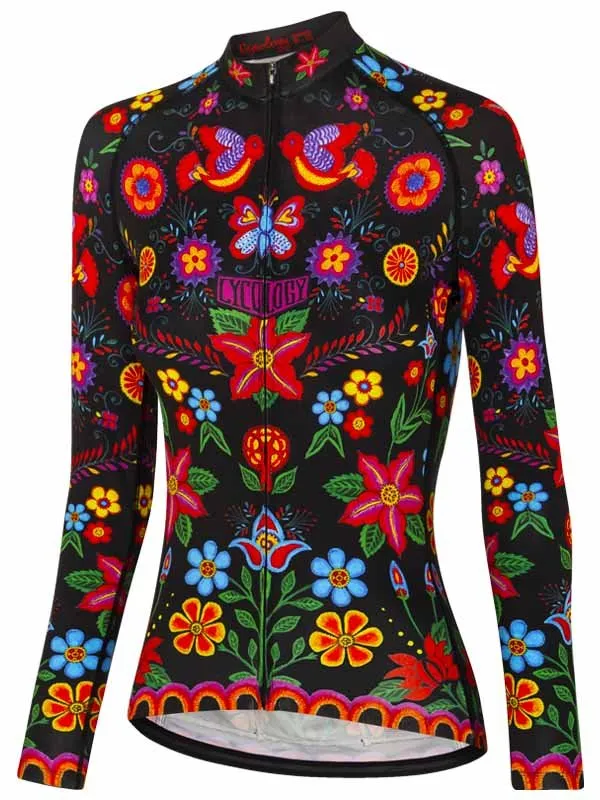 Frida Lightweight Long Sleeve Summer Jersey Black