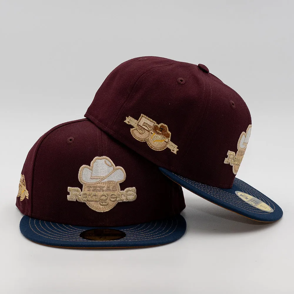 FRSH X New Era Cap 5950 Texas Rangers 50th Anniversary Side Patch - 'Restock"