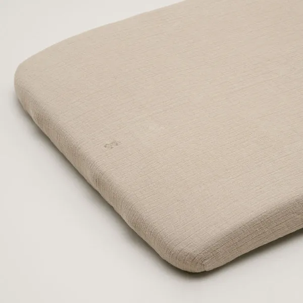 Garbo&Friends Muslin Fitted Sheet – Olive