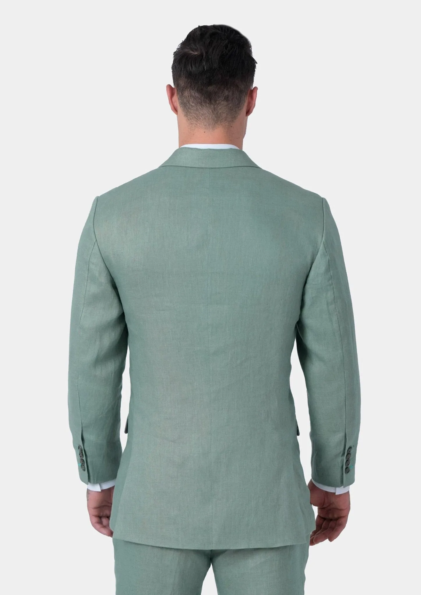 Hudson Jade Green Linen Suit