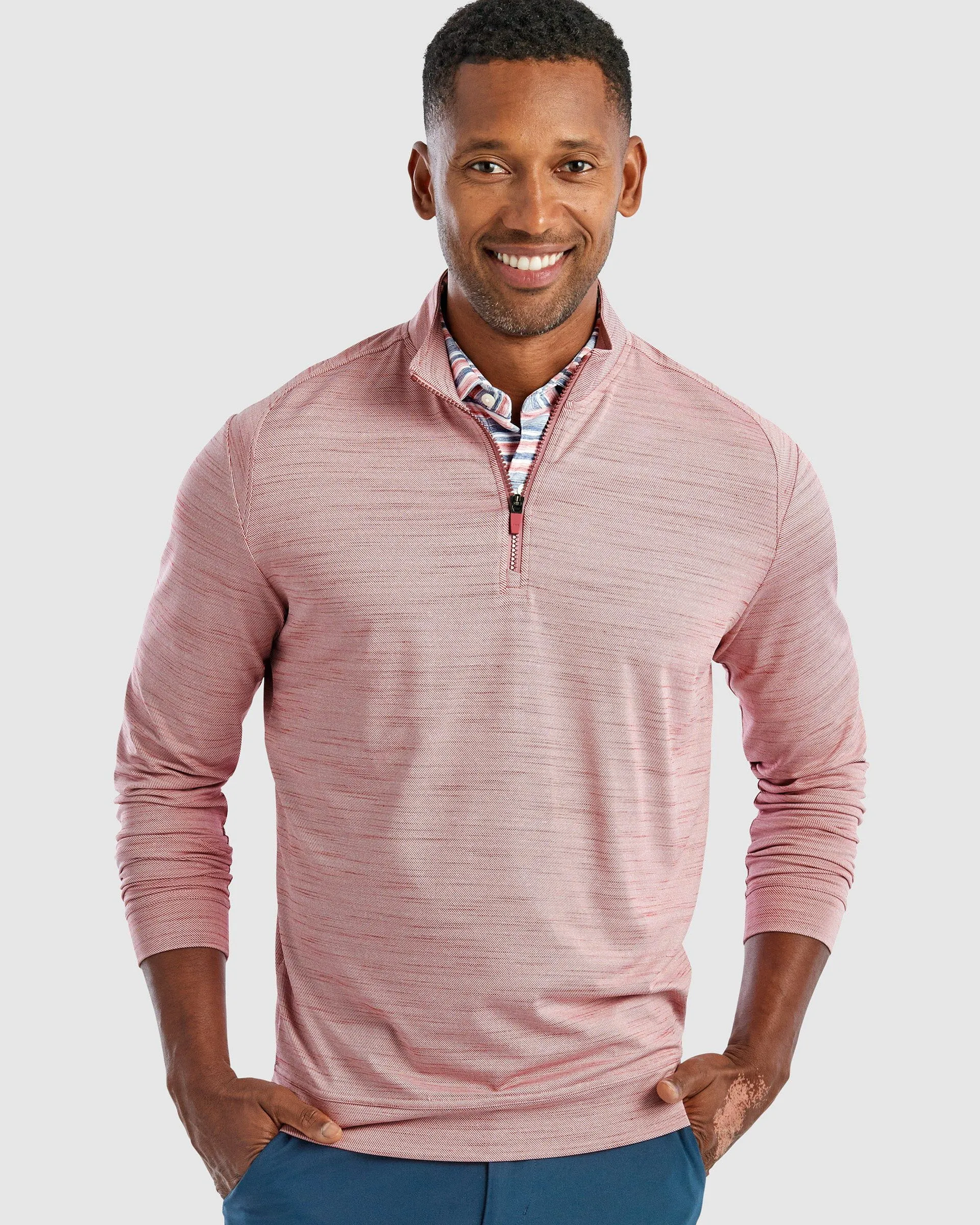 Johnnie O Mens Apex Quarter Zip