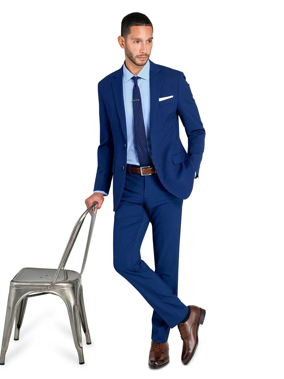 Medium Blue Elevate 1-Pant Suit