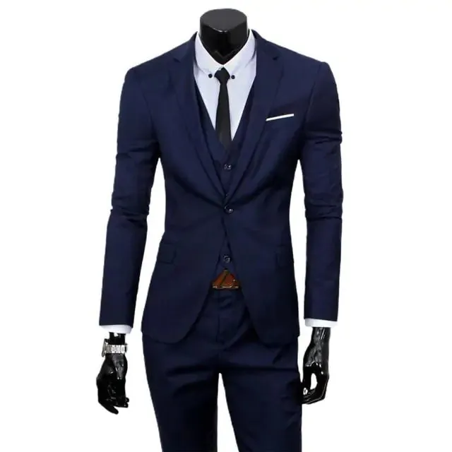 Men's Classic Business Slim Fit Suit