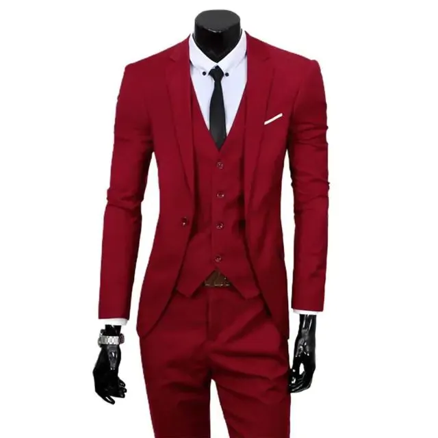 Men's Classic Business Slim Fit Suit