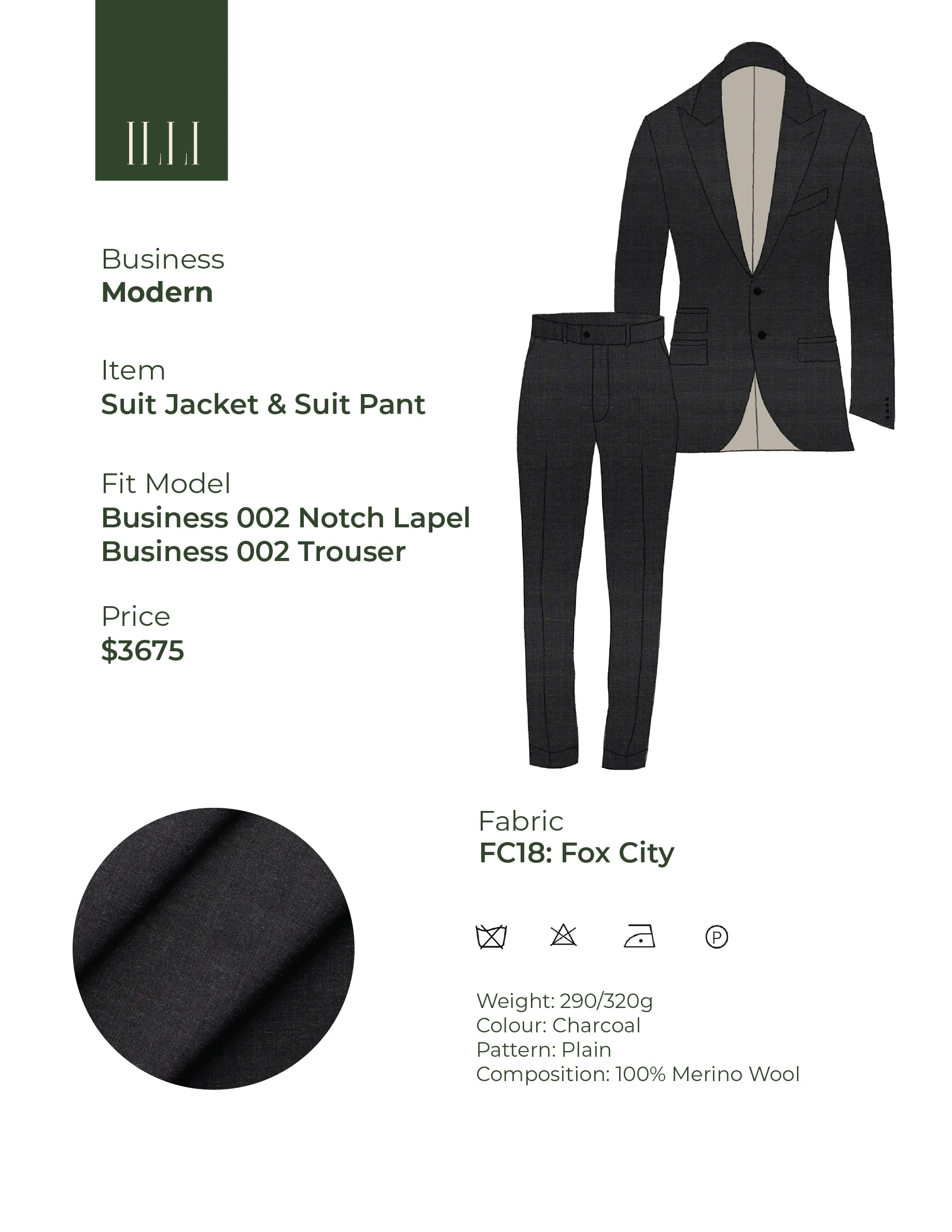 Modern | Business 2 Piece Suit