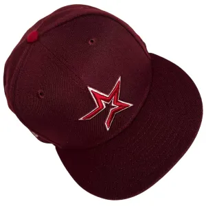 New Era Hat 5950 Houston Astros Maroon 5950 Day