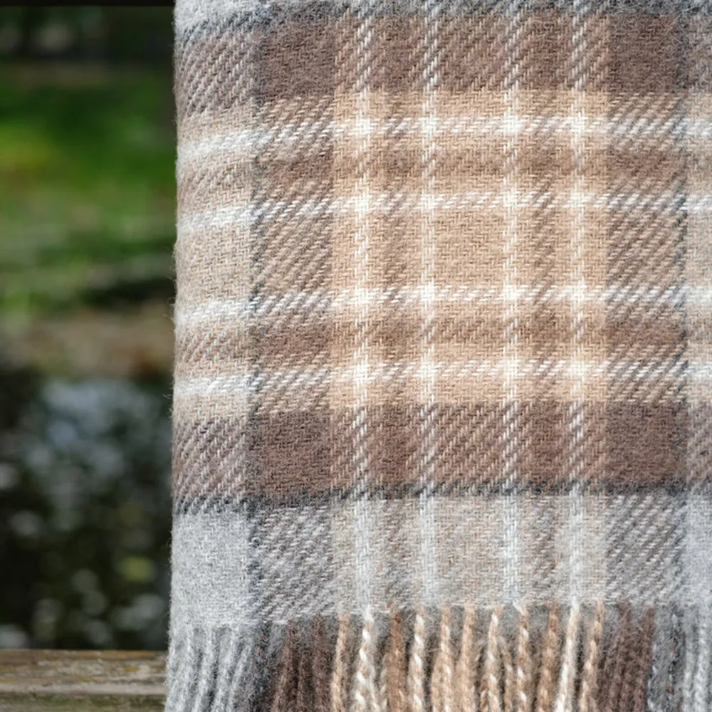 Pure Wool Blanket in Mackellar Tartan