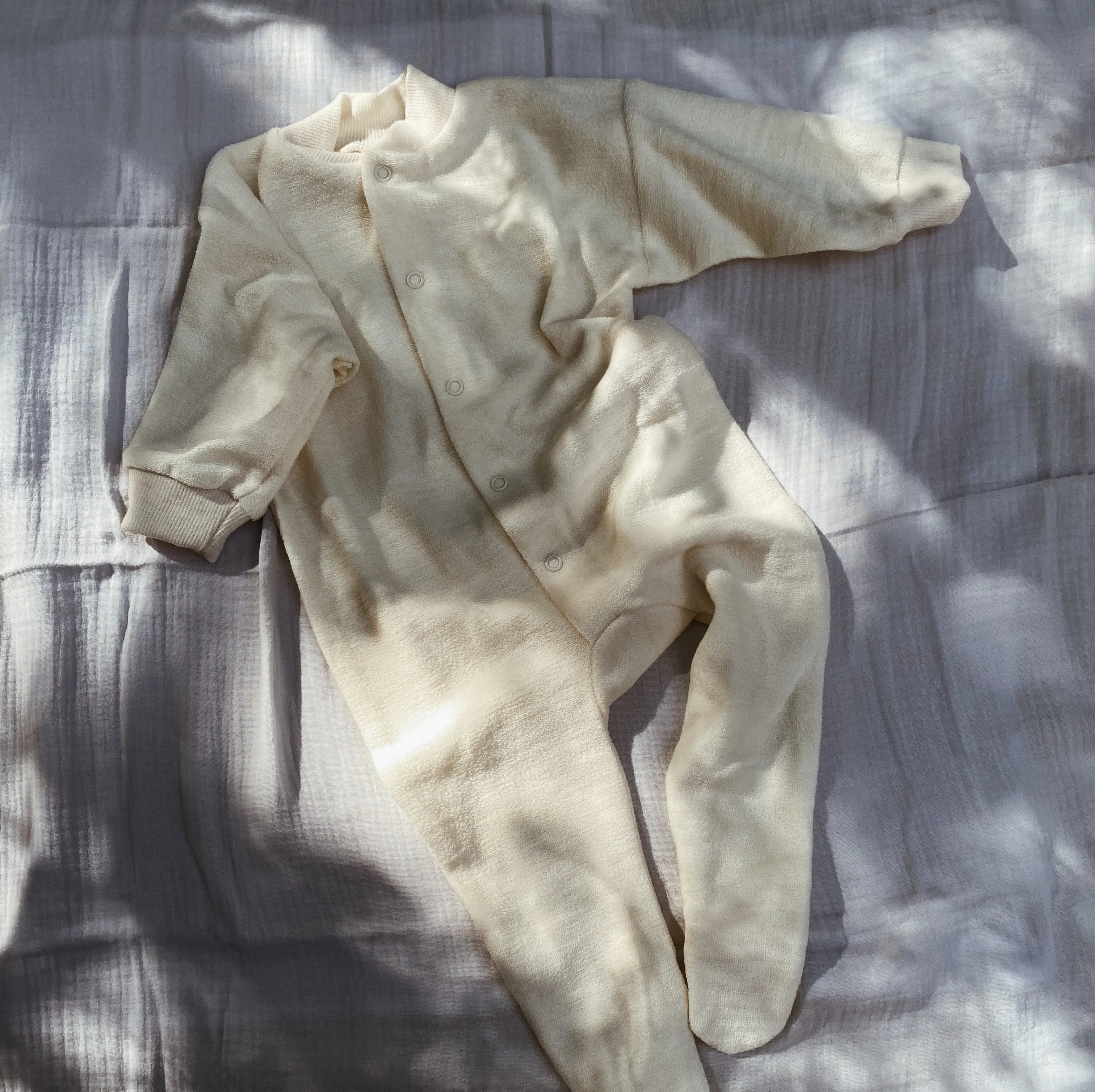 Sleep Suit with Feet - 100% Fine wool