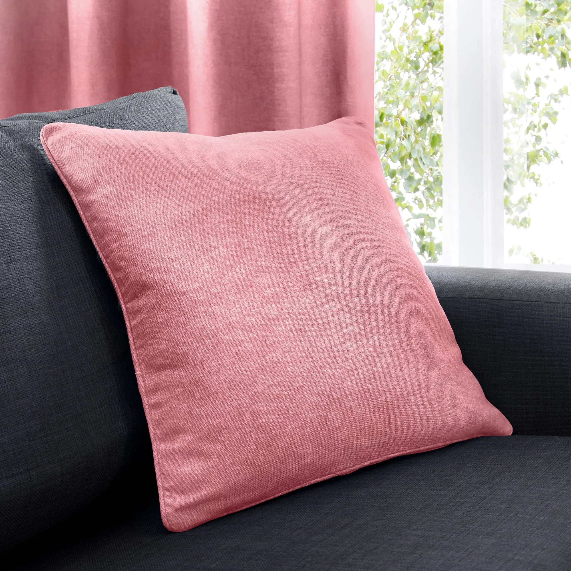 Sorbonne Cushion by Fusion in Blush 43 x 43cm