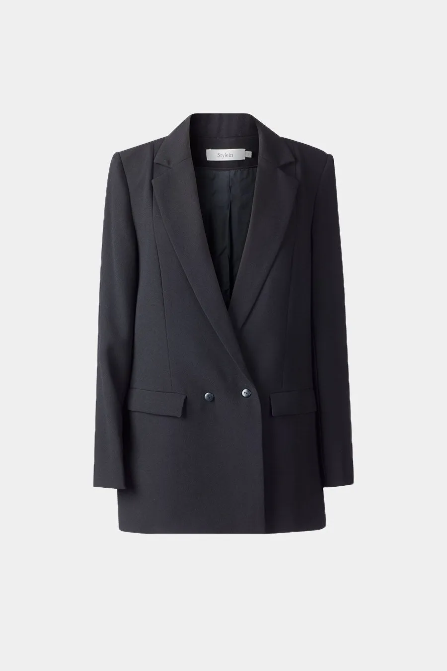 STRAIGHT FITTED BLAZER - BENITO BLACK