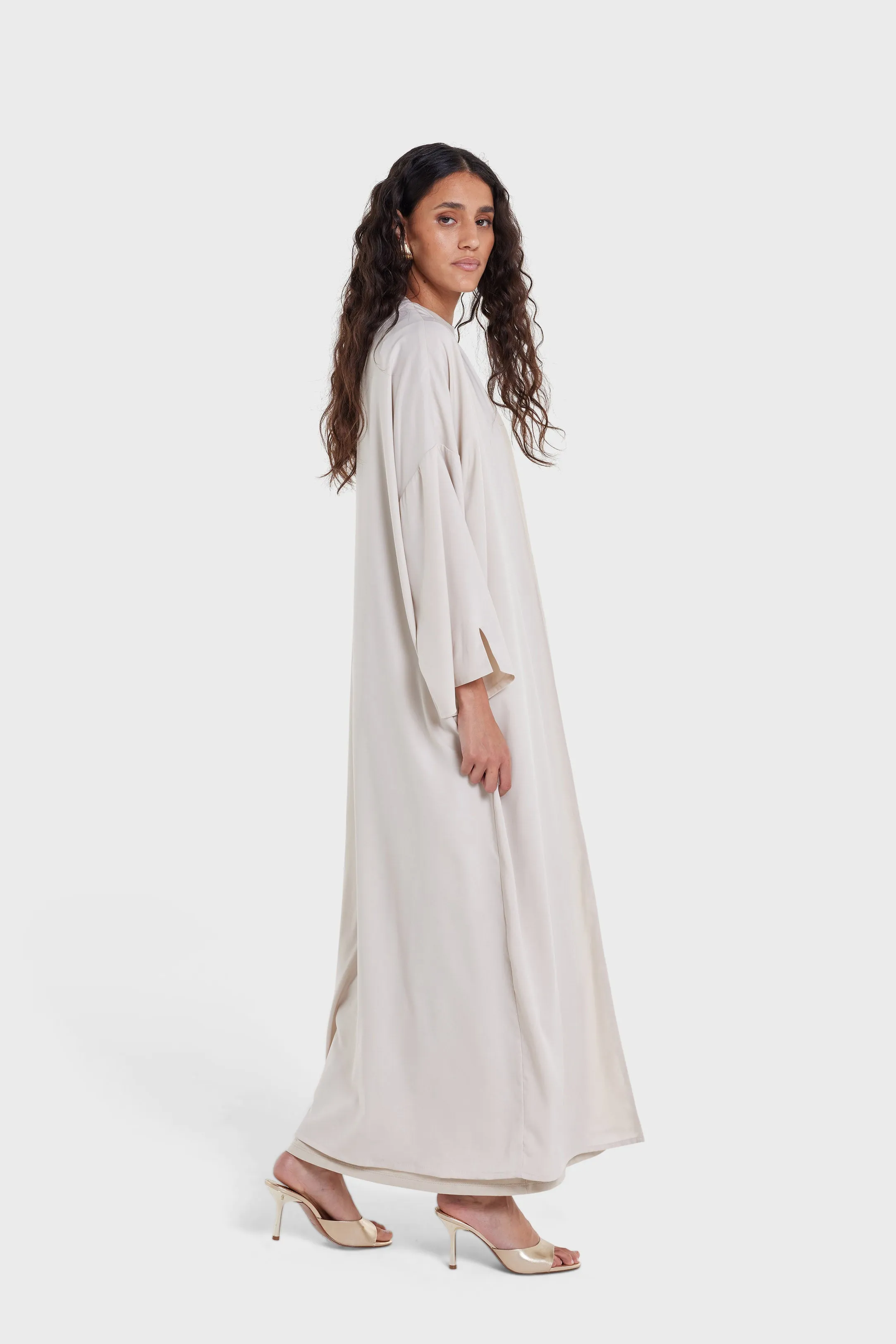 Summer Abaya | Moon Grey