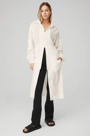 Summer Nights Lightweight Coat - Ivory