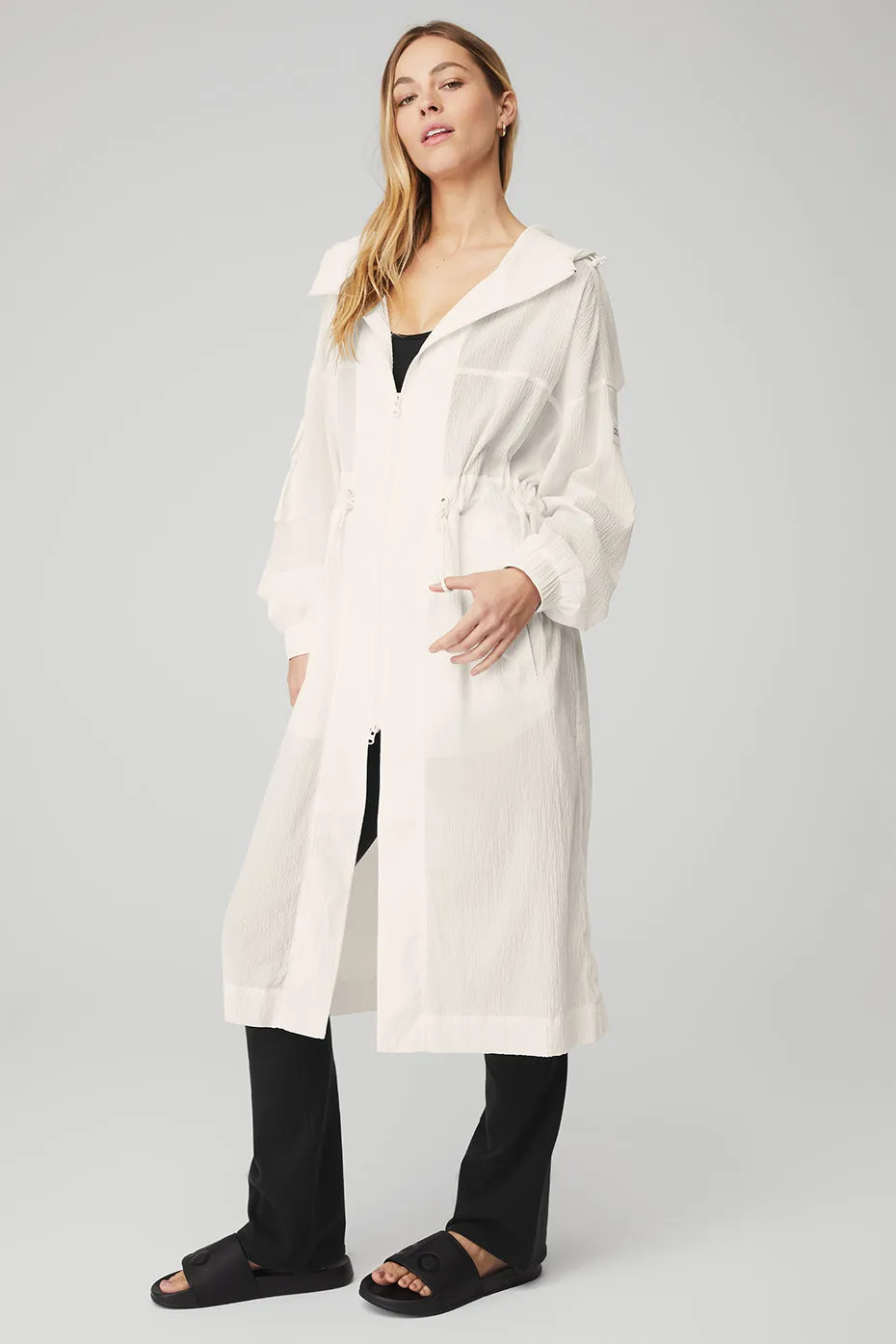 Summer Nights Lightweight Coat - Ivory