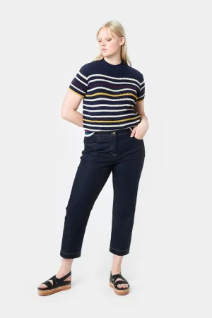 Sylvester Denim Cropped Trouser