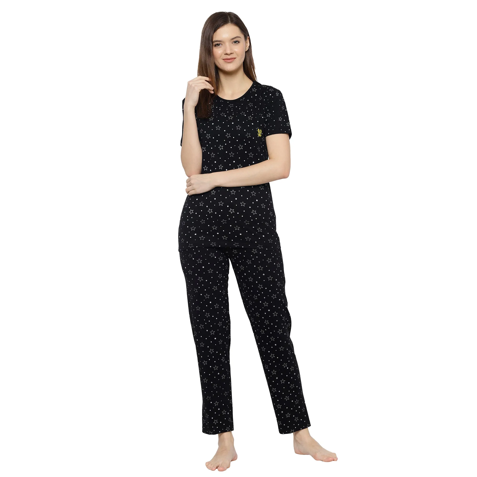 Vimal Jonney Black Women's Night Suit