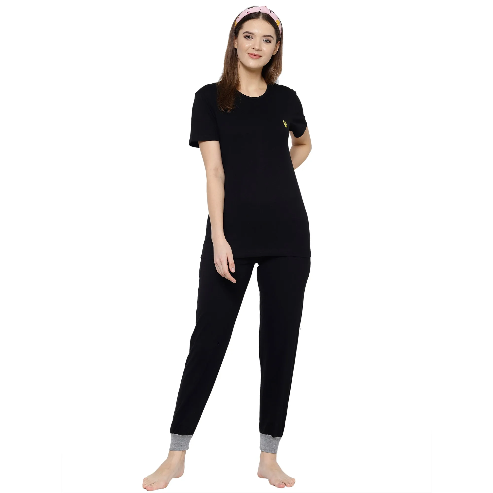 Vimal Jonney Black Women's Night Suit