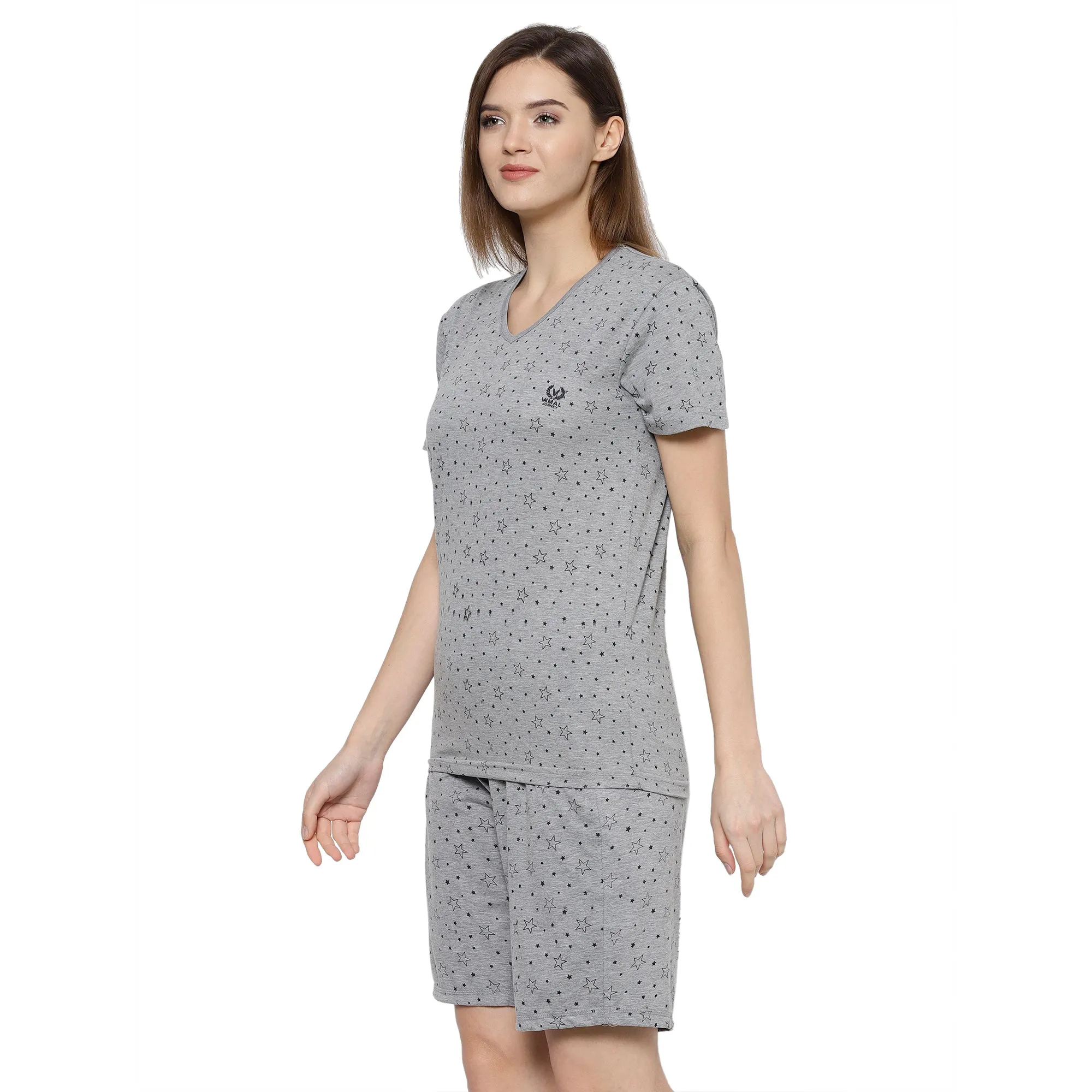 Vimal Jonney Grey Women's Night Suit