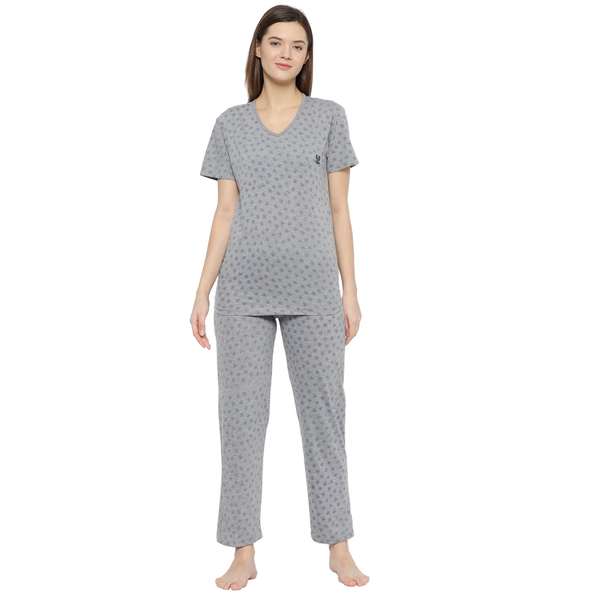 Vimal Jonney Grey Women's Night Suit