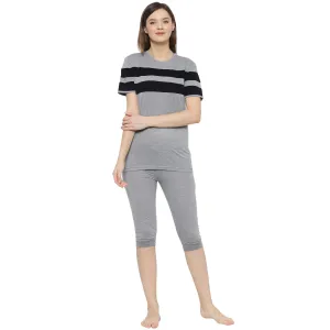 Vimal Jonney Grey Women's Night Suit