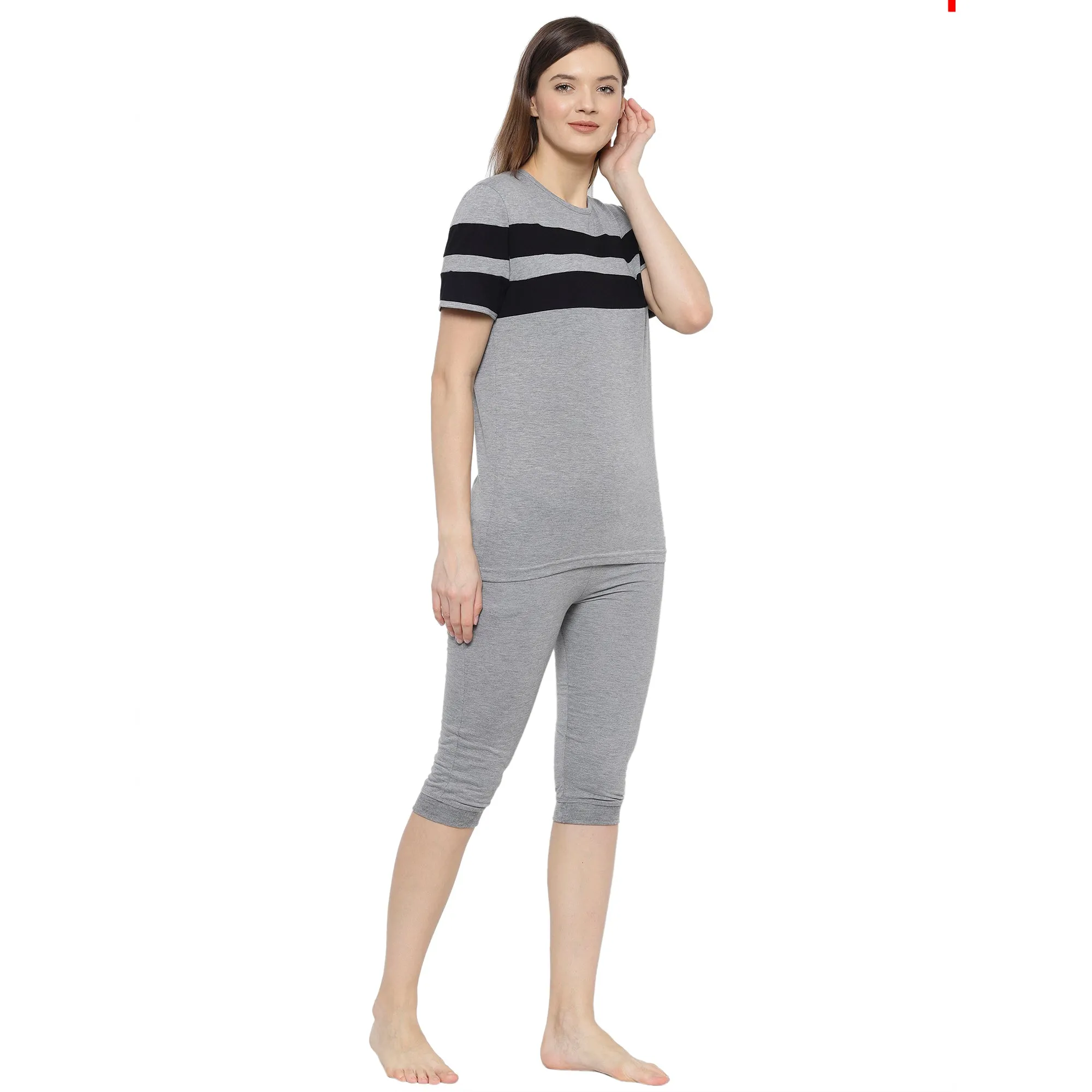 Vimal Jonney Grey Women's Night Suit