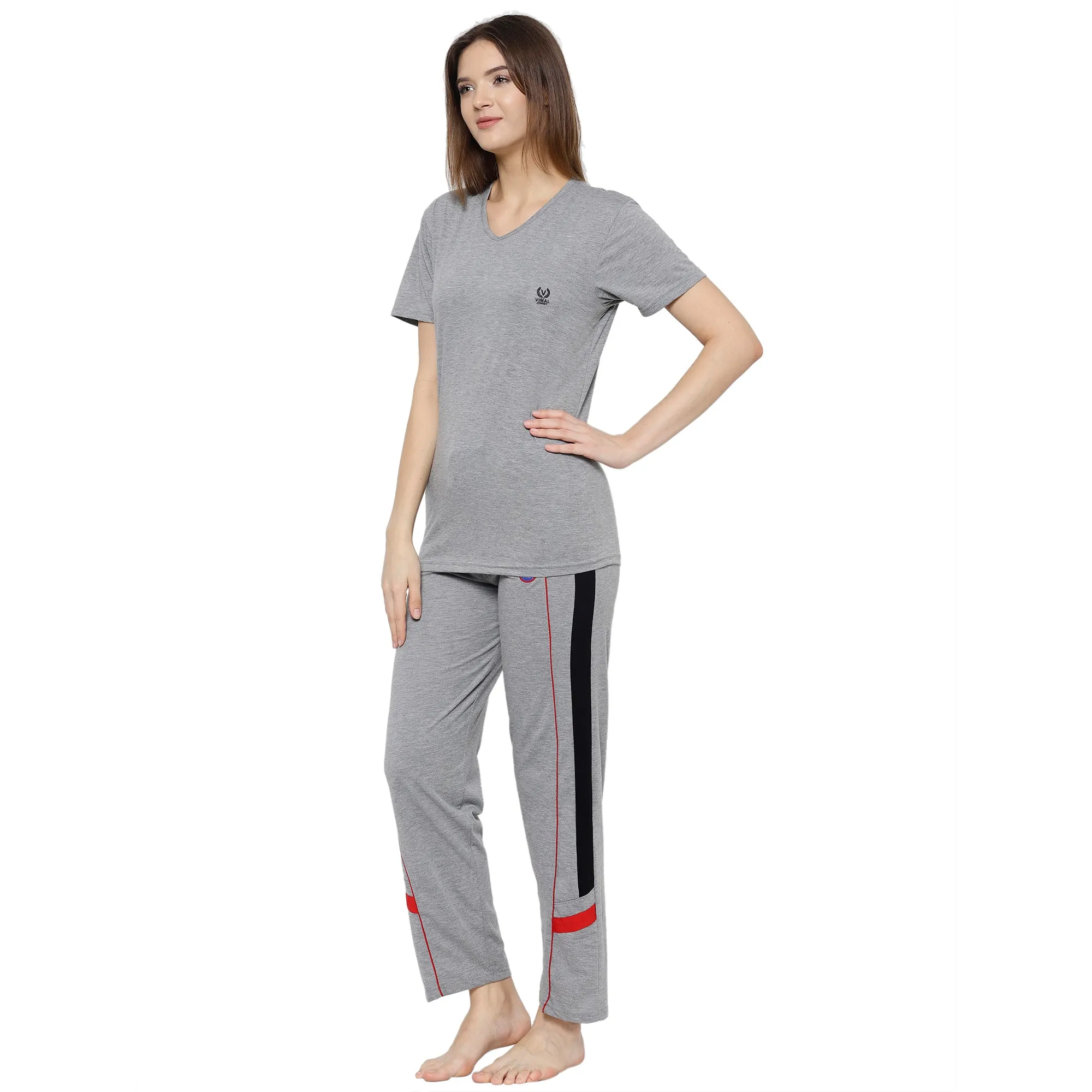 Vimal Jonney Grey Women's Night Suit