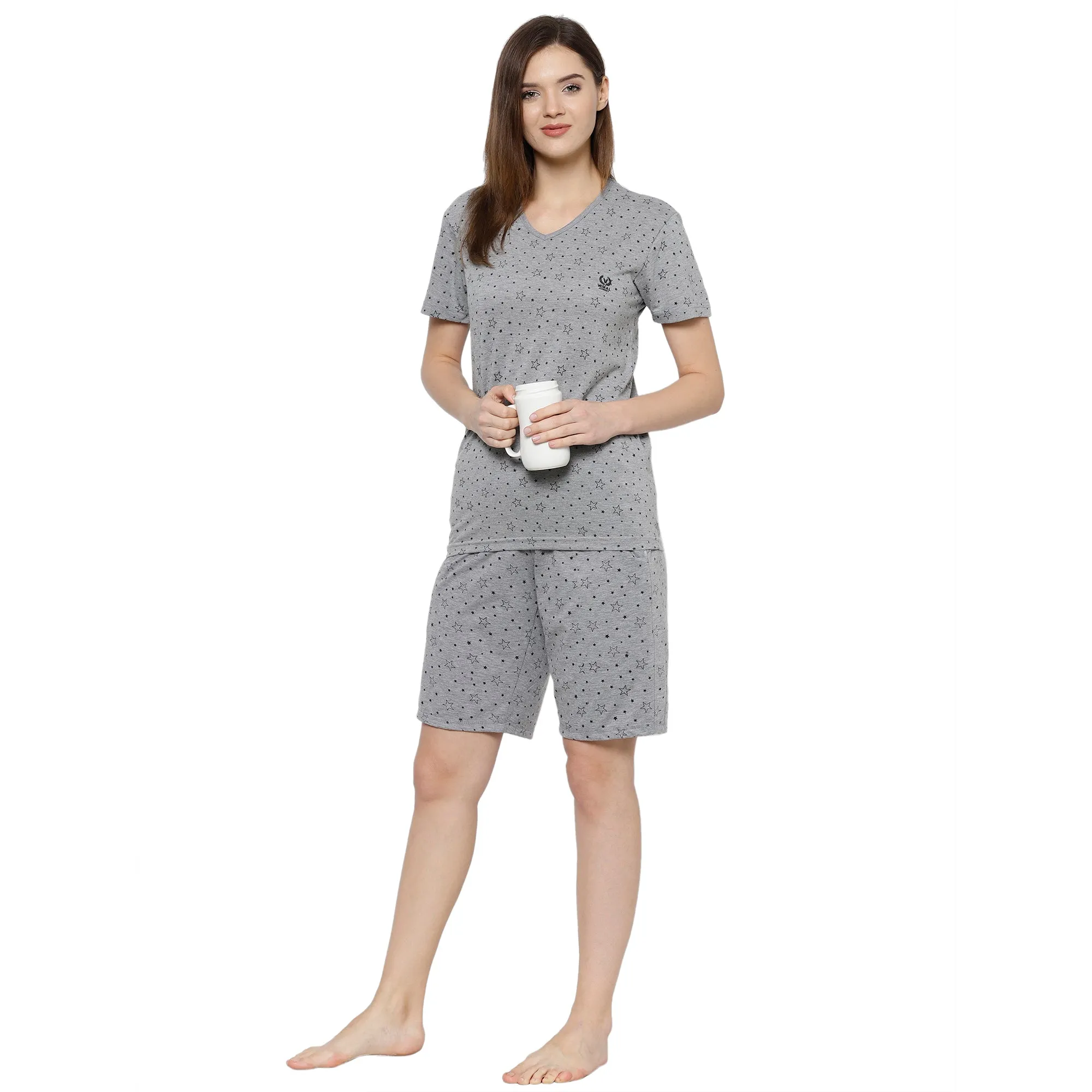 Vimal Jonney Grey Women's Night Suit